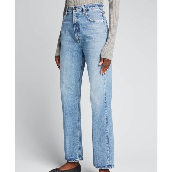 Goldsign Denim - Goldsign High Rise Straight Leg Jean